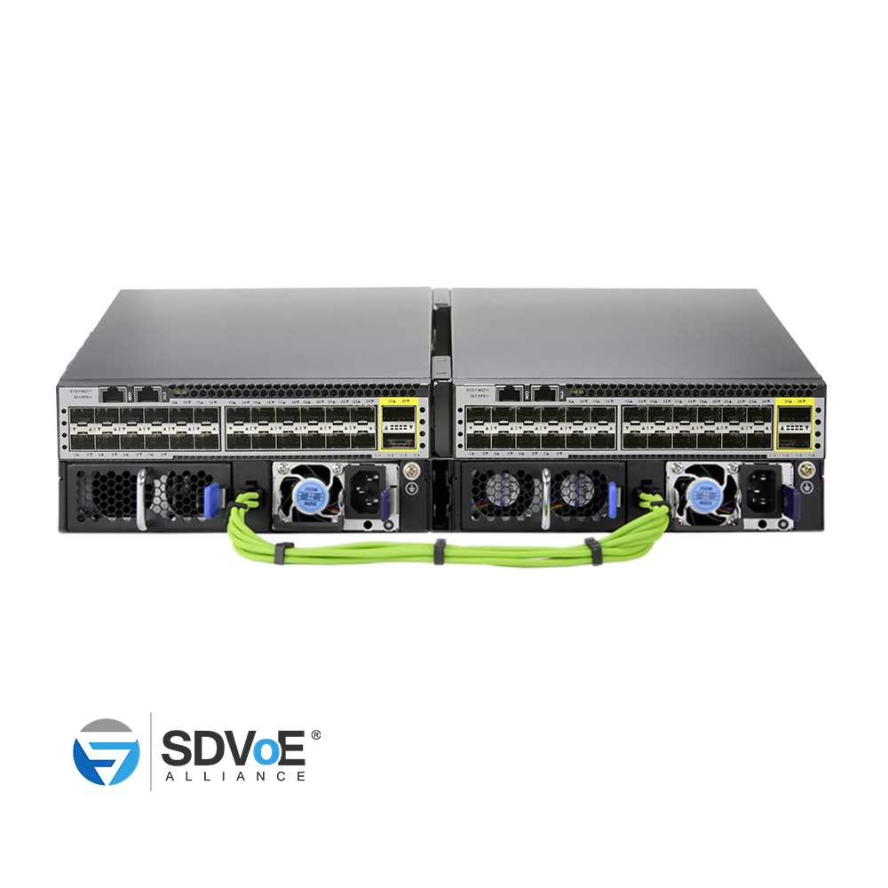STH-2C24XF-HSI half-width L3 switch 24x10G SFP+ 2x100G dual hot-swap PSU MLAG